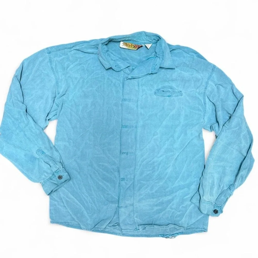 Street Scenes Vintage 80s/90s Button Up Shirt
